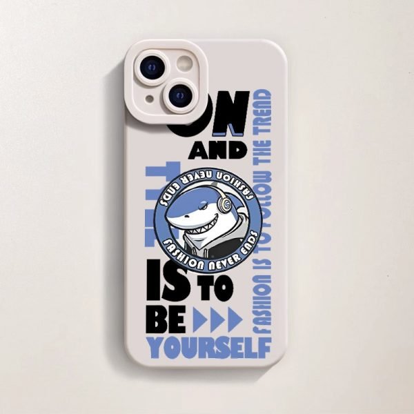 shark Vibes silicone case for AppleiPhone Series