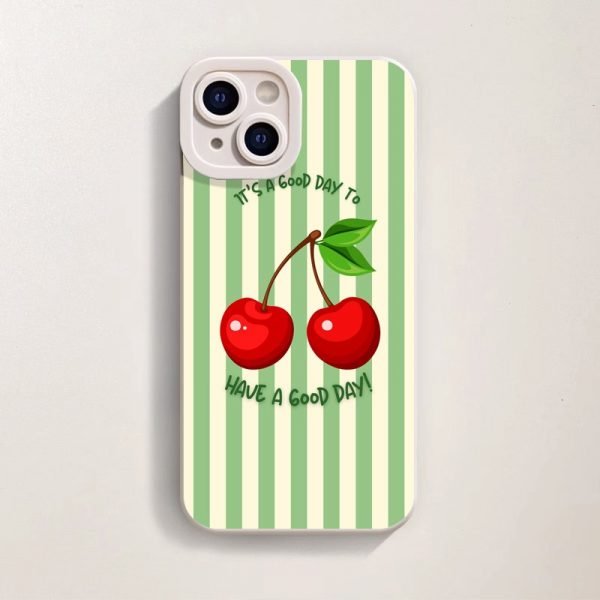 Cherry Delight silicone Case for AppleiPhone Series