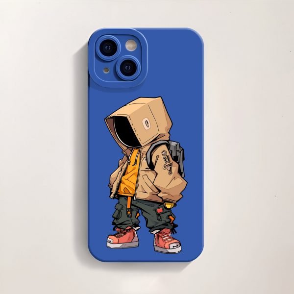 Urban Hoodie character silicone Casefor Apple iPhone Series